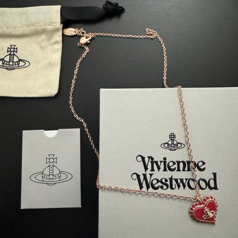 Vivienne Westwood Petra Heart Necklace